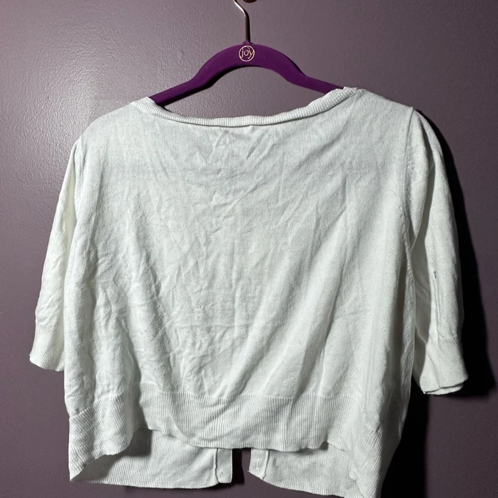 Merona Cream Knit Cardigan - Picture 4 of 4